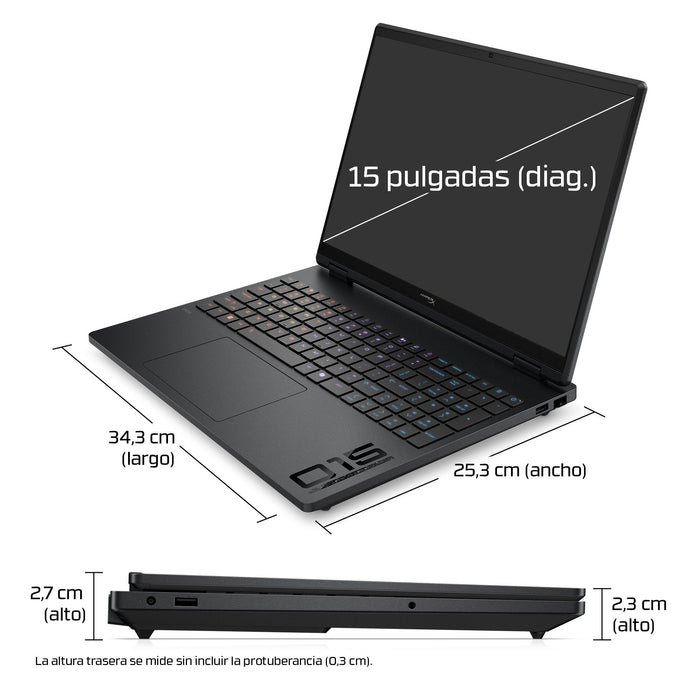 Portátil Hp Hyperx Omen 15-Ga0014ns U7 355 16gb 512gb Rtx 5060 15.3"2k Fdos