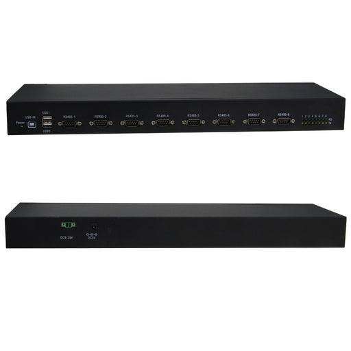 EAN 4040895006301 - RealPower 284515 convertidor, repetidor y aislador en serie USB 2.0 RS-422/485 Negro imagen 2