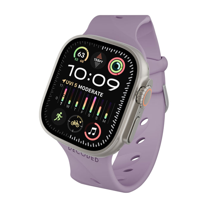 Decoded Silicone Ares Splice Strap 44/46/49mm Purple Haze