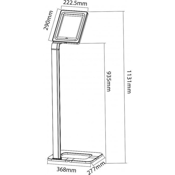 Techly Ica-Tbl 1501 Soporte De Seguridad Para Tablet 25,6 Cm (10.1") Plata