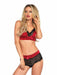EAN 0714718530215 - Leg Avenue 81546_01205 conjunto de ropa interior y bodi Negro, Rojo imagen 3