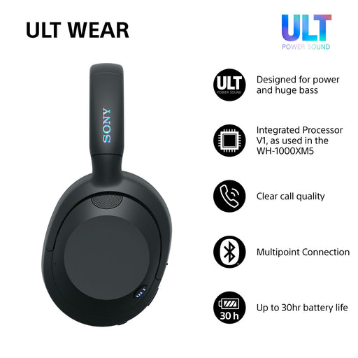 EAN 4548736156432 - Sony WHULT900NB Auriculares Inalámbrico y alámbrico Diadema Llamadas/Música Bluetooth Negro imagen 2