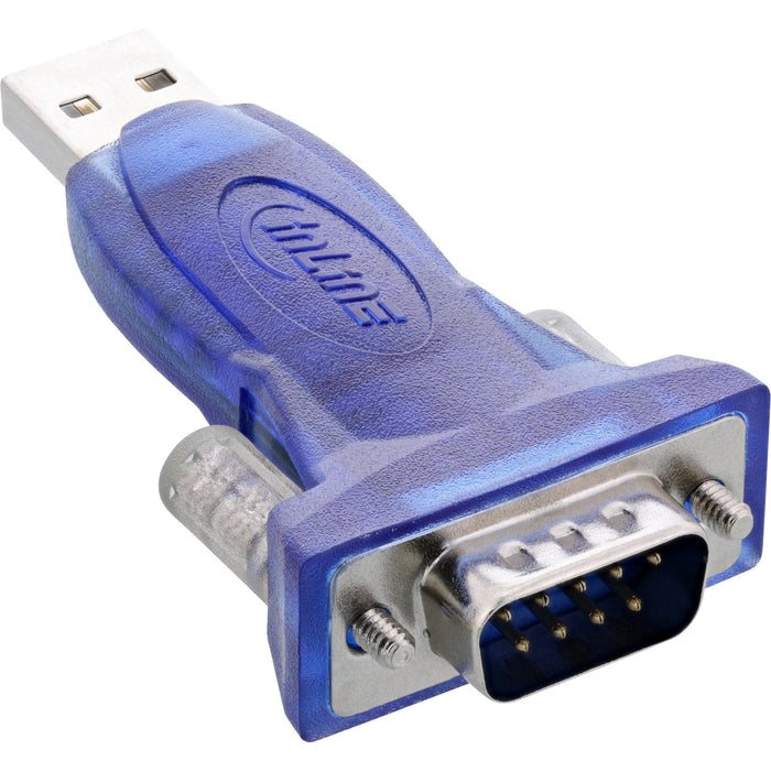 Adaptador Inline Usb A Rs232 Usb A A Sub-D De 9 Pines Extensión Usb 0,80m