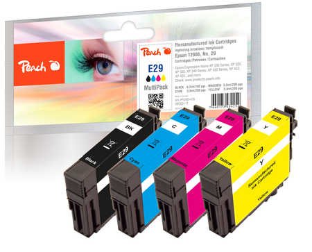 EAN 7640173434252 - Peach 320117 cartucho de tinta Negro, Cian, Magenta, Amarillo imagen 1