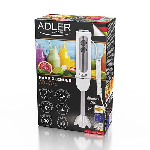 EAN 5902934838993 - Adler AD 4625w Batidora de inmersión 1500 W Plata, Blanco imagen 10