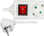 EAN 7340004689065 - Deltaco GT-116D base múltiple 5 m 3 salidas AC Interior Blanco imagen 2