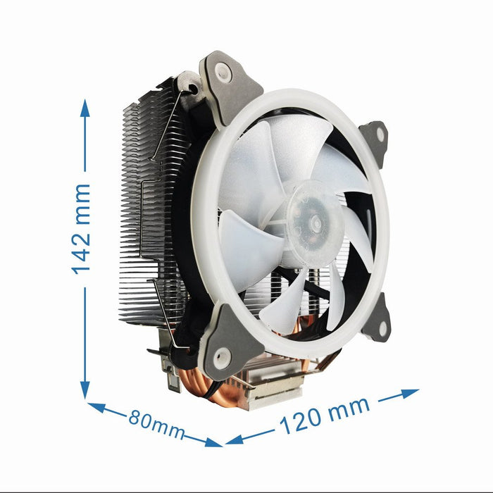 EAN 8716309123921 - Gembird CPU-HURACAN-ARGB-X130 sistema de refrigeración para ordenador Procesador Refrigerador de aire 12  imagen 7