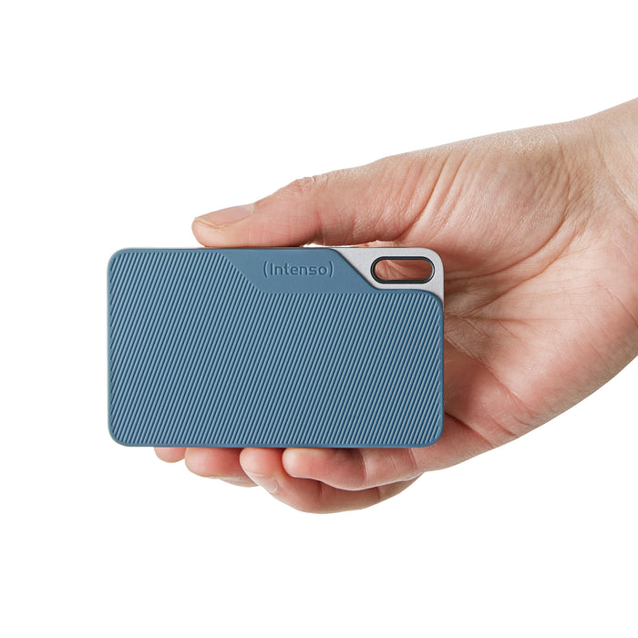 EAN 4034303033553 - Intenso Lesen/Schreiben bis zu 500 MB/s/500GB USB Tipo C 3.2 Gen 1 (3.1 Gen 1) Azul, Gris imagen 4
