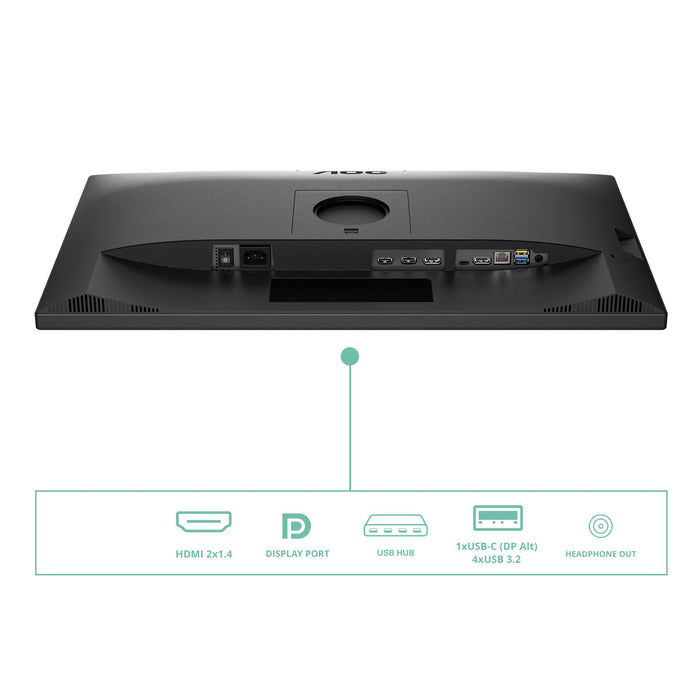EAN 4038986180801 - AOC Q27P3CW pantalla para PC 68,6 cm (27") 2560 x 1440 Pixeles Quad HD LED Negro imagen 4