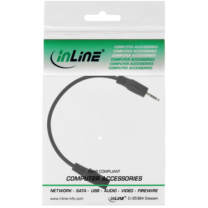 Adaptador De Audio Inline De 4 Pines De 2,5 Mm Macho A 4 Pines De 3,5 Mm Hembra De 5 M