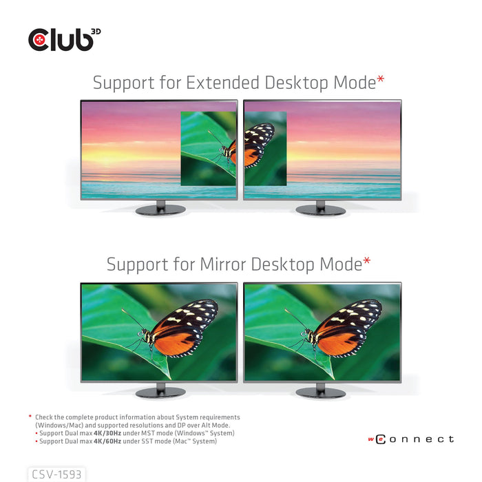 EAN 8719214471828 - CLUB3D CSV-1593 hub de interfaz USB 3.2 Gen 1 (3.1 Gen 1) Type-C 16200 Mbit/s Metálico imagen 7