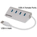 EAN 0766623163767 - Manhattan 163767 hub de interfaz USB 3.2 Gen 1 (3.1 Gen 1) Type-A 5000 Mbit/s Aluminio, Blanco imagen 1