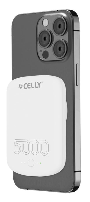 EAN 8021735208082 - Celly MAGPB5000PROWH batería externa 5000 mAh Cargador inalámbrico Blanco imagen 2