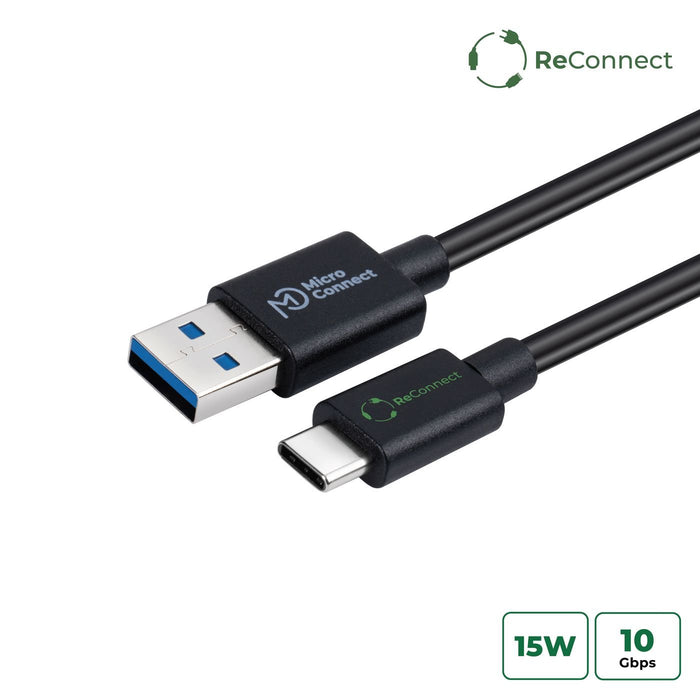 EAN 5715063597453 - Microconnect ECO-USB3.1CA2 cable USB USB 3.2 Gen 1 (3.1 Gen 1) 2 m USB C USB A Negro imagen 1