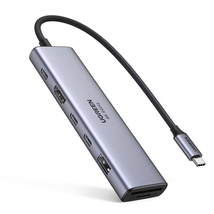 EAN 6941876245215 - Ugreen REVODOK 7-IN-1 4K@60HZ HDMI DOCK Acoplamiento Base Gris imagen 1