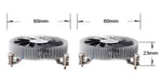 EAN 4710007220597 - Silverstone SST-NT07-115X sistema de refrigeración para ordenador Conjunto de chips Enfriador 8 cm Negro, imagen 2