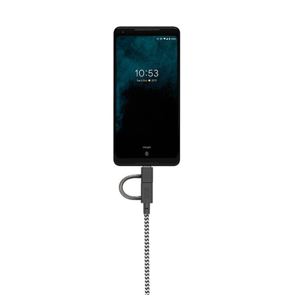 EAN 4895200436362 - Native Union Belt cable USB USB 2.0 2 m USB A USB C/Micro-USB B/Lightning Negro, Blanco imagen 5