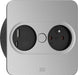EAN 4057298129148 - Bachmann 946.015 toma de corriente Type E + USB A + USB C Acero inoxidable imagen 1