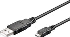 EAN 5704327946564 - Microconnect USBABMICRO3 cable USB USB 2.0 3 m USB A Micro-USB B Negro imagen 1