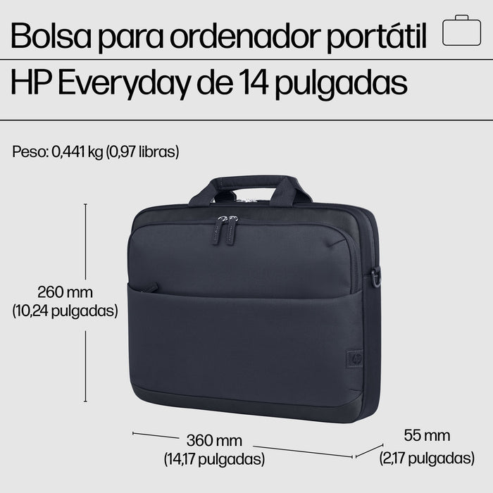 EAN 0198122601943 - HP Everyday 14 Odyssey Gray Laptop Bag 35,8 cm (14.1") Maletín Gris imagen 4