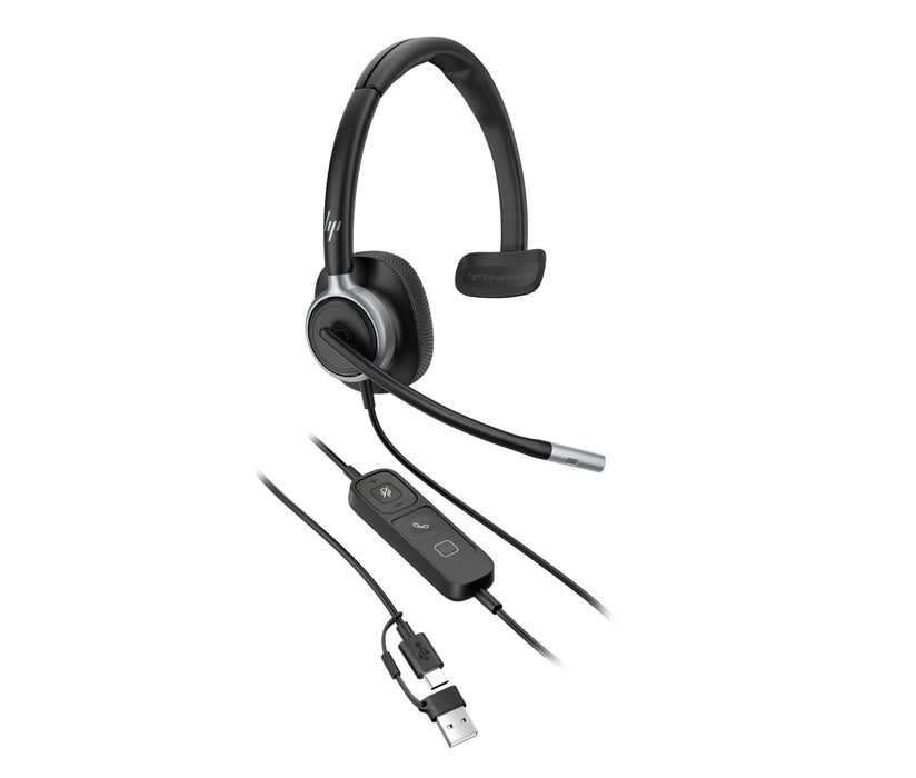 EAN 0199764365583 - HP Poly Mission 615 Monaural USB Wired Headset (Bulk) Alámbrico Diadema Oficina/Centro de llamadas USB Ty imagen 14