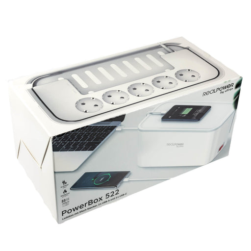 EAN 4040895010698 - RealPower PowerBox 522 base múltiple 1,5 m 5 salidas AC Interior Blanco imagen 2