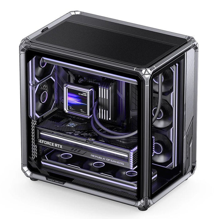 Caja Atx Jonsbo X400 Pro Cristal Templado Curvo Gris