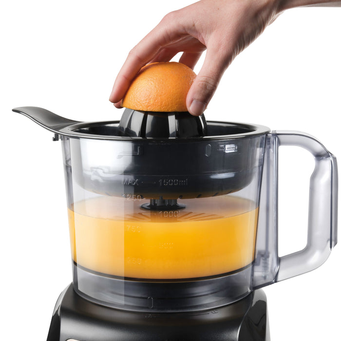 EAN 8432406250055 - Black & Decker BXFPA1200E robot de cocina 1200 W 1,5 L Negro, Acero inoxidable imagen 13