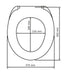 EAN 4008838722510 - WENKO 21901100 asiento de inodoro Tapa dura de inodoro Termoplástico Blanco imagen 6