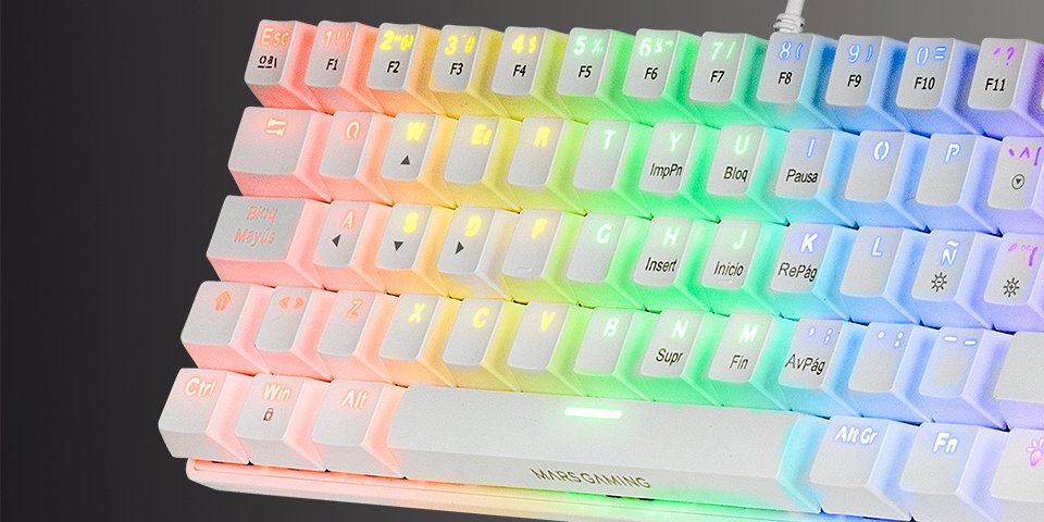 EAN 8435693101833 - Mars Gaming MK60 teclado Juego USB AZERTY imagen 7