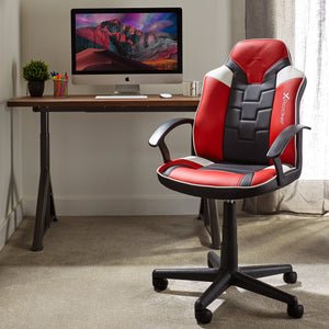 EAN 0094338512014 - X Rocker 5120101 silla para videojuegos Butaca para jugar Asiento acolchado Negro, Rojo, Blanco imagen 3