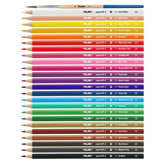 EAN 8411574028758 - Milan 0742324 lápiz de color Multicolor 24 pieza(s) imagen 2