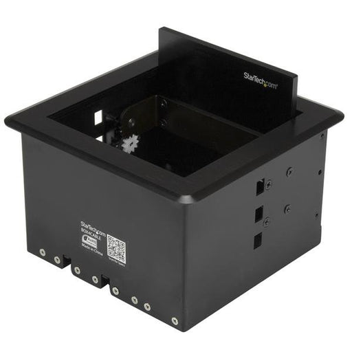 EAN 0065030864770 - StarTech.com BOX4CABLE organizador de cables Escritorio Caja de cables Negro 1 pieza(s) imagen 1