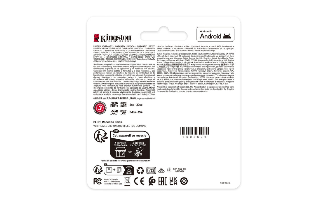 Card Kingston Ind. Microsd 128gb Pslc