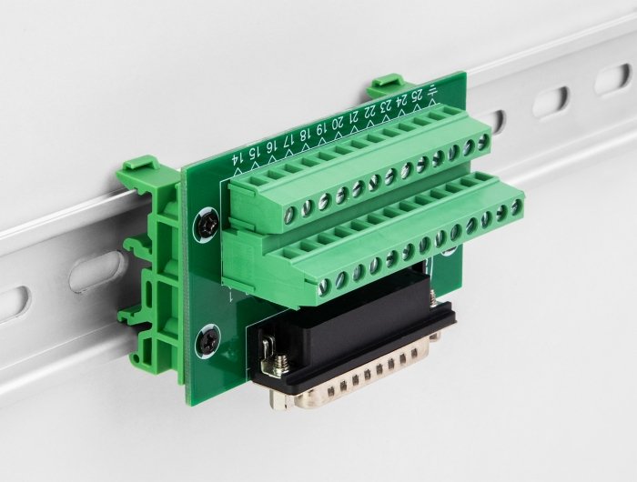 D-Sub 25 Pin Stecker Zu Terminalblock Für Hutschiene