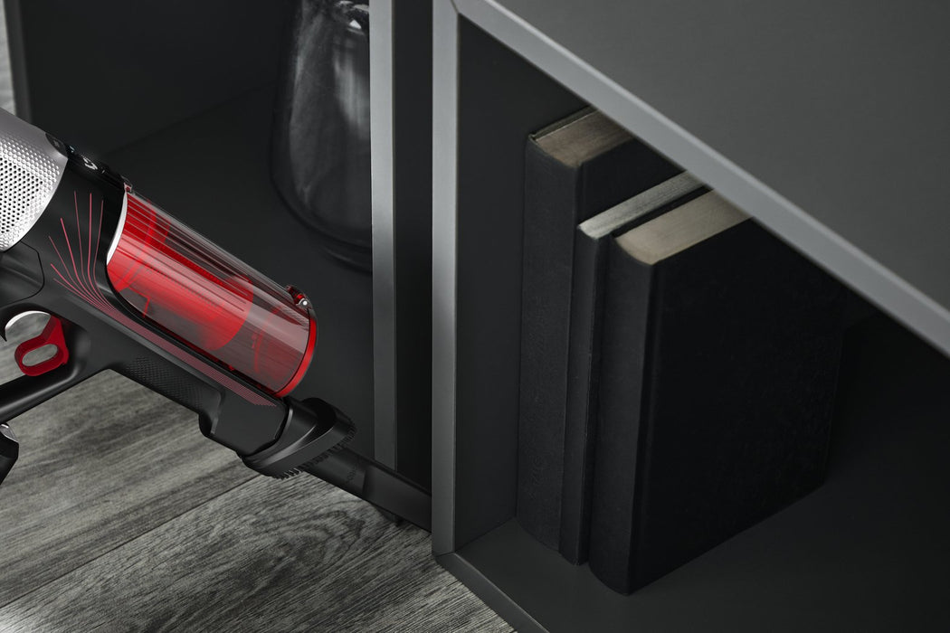 EAN 3221616046245 - Rowenta RH2077 Aspiradora escoba 2 en 1 Batería Secar Sin bolsa 0,4 L 250 W Negro, Rojo imagen 3