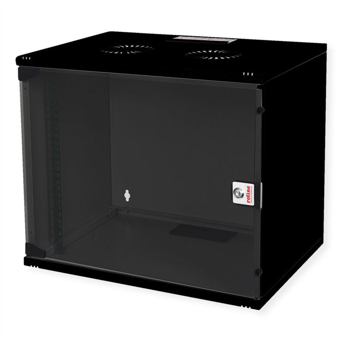 Roline 19-Zoll Wandgehuse Basic 7 He, 540x400 Bxt Bausatz Schwarz