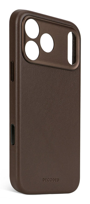 Decoded Leather Backcover Iphone 17 Pro Chocolate Brown