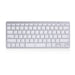 EAN 8054392616723 - Ewent EW3161 teclado Oficina Bluetooth QWERTY Español Plata, Blanco imagen 1