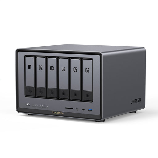 EAN 6941876228997 - Ugreen NASync DXP6800 Pro NAS Compacto Intel® Core™ i5 i5-1235U 8 GB DDR5 0 TB UGOS Pro Negro imagen 2