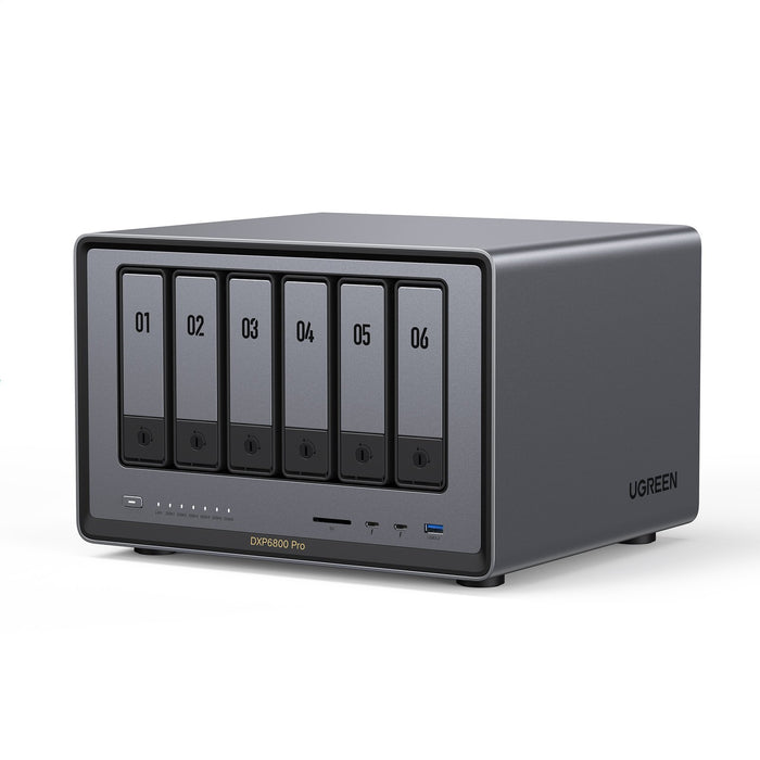 EAN 6941876228997 - Ugreen NASync DXP6800 Pro NAS Compacto Intel® Core™ i5 i5-1235U 8 GB DDR5 0 TB UGOS Pro Negro imagen 2