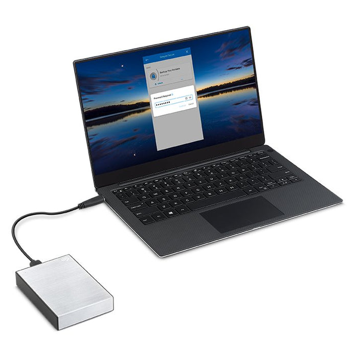 EAN 0763649167885 - Seagate One Touch STKZ4000401 disco duro externo 4 TB 3.5" USB Tipo C 3.2 Gen 1 (3.1 Gen 1) Negro, Plata imagen 8