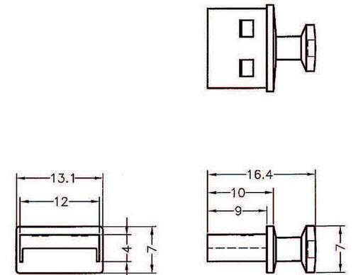 EAN 4043619640096 - DeLOCK 64009 tapa de seguridad para enchufe USB tipo A Negro 10 pieza(s) imagen 2
