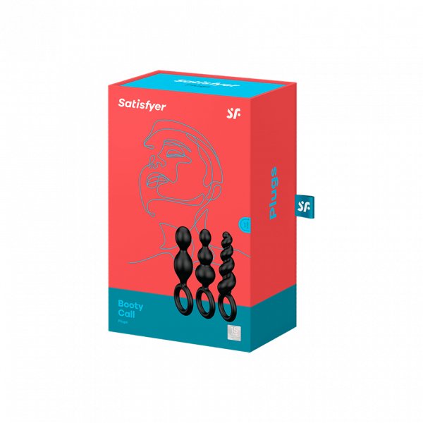 EAN 4061504000756 - Satisfyer Booty Call Bolas anales Negro Silicio 3 pieza(s) imagen 4