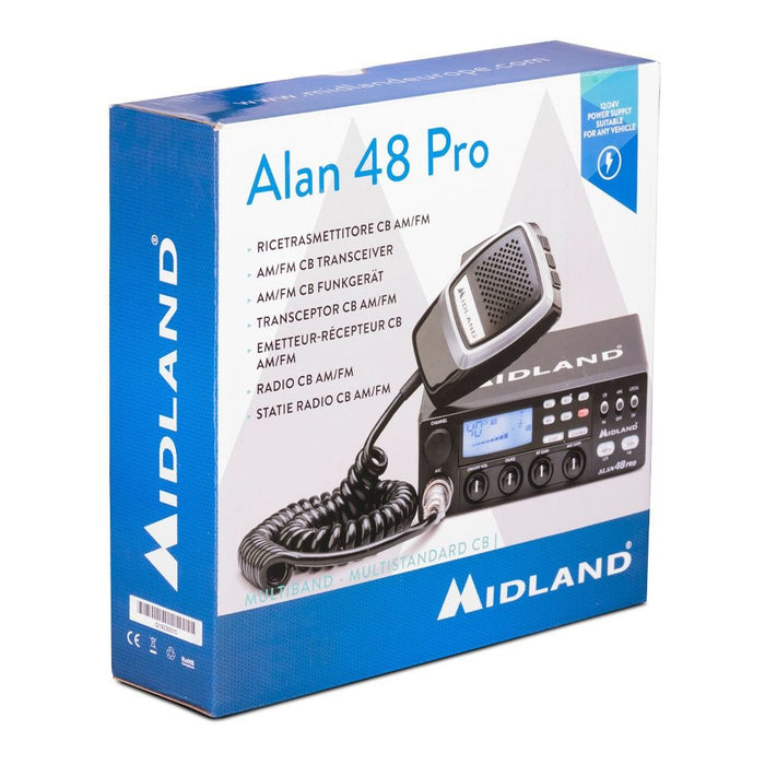 EAN 8011869202476 - Midland Alan 48 Pro two-way radios 400 canales 26.565 - 27.99125 MHz Negro imagen 5