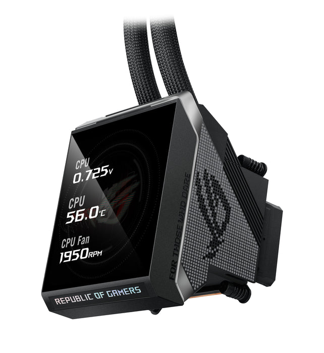 Refrigeración Liquida Cpu  Asus Rog Mrix Slc Iv 360 Argb Lcd Negro
