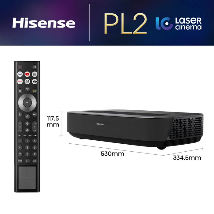 EAN 6942351411163 - Hisense Laser TV PL2 proyector de TV Proyector de alcance ultracorto 2700 lúmenes ANSI DLP UHD 4K (3840x2 imagen 3