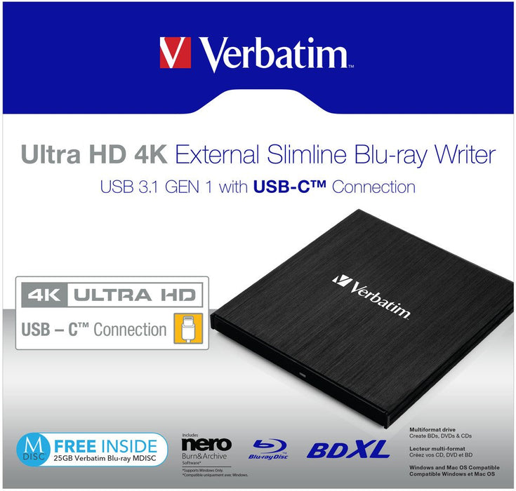 EAN 0023942438885 - Verbatim 43888 unidad de disco óptico Blu-Ray DVD Combo Negro imagen 6