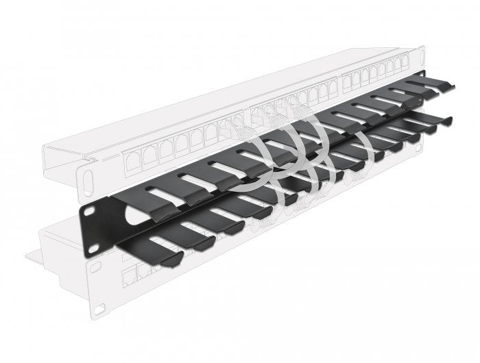 EAN 4043619665501 - DeLOCK 66550 accesorio de bastidor Panel de gestión de cables imagen 4