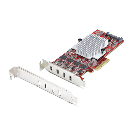 EAN 65030920292 - StarTech.com P10Q4C-USB-CARD-LP tarjeta y adaptador de interfaz USB 3.2 Gen 2 (3.1 Gen 2) imagen 1